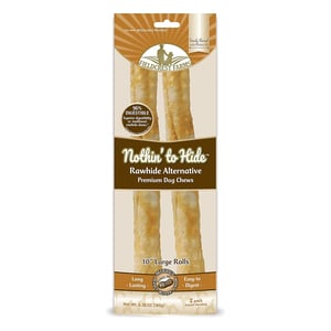 Nothing to Hide Masticables Naturales de Colágeno Diseño Rollo Grande Receta Crema de Cacahuate para Perro, 2 Piezas Nothing to Hide Masticables Naturales de Colágeno Diseño Rollo Grande Receta Crema de Cacahuate para Perro, 2 Piezas
