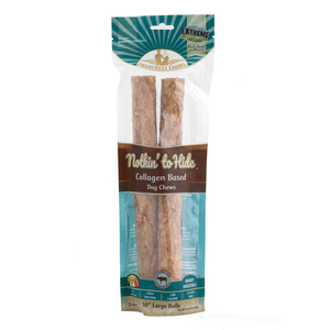 Nothing to Hide Masticables Naturales de Colágeno Diseño Rollo Grande Receta Res para Perro, 2 Piezas Nothing to Hide Masticables Naturales de Colágeno Diseño Rollo Grande Receta Res para Perro, 2 Piezas