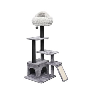 Petpals Mueble Tipo Árbol de 4 Niveles con Condo y Repisa Acolchonada para Gato, 1 Pieza Petpals Mueble Tipo Árbol de 4 Niveles con Condo y Repisa Acolchonada para Gato, 1 Pieza