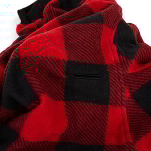 Merry Makings Navidad Pijama Patrón Tartán Rojo para Perro, Mediano