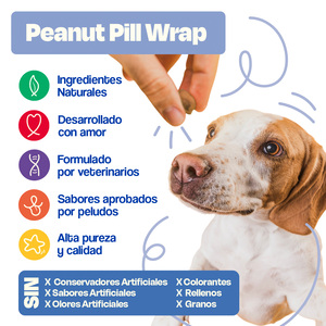 Dogelthy Recubrimiento para Medicamentos Sabor Crema de Cacahuate para Perro, 200 g
