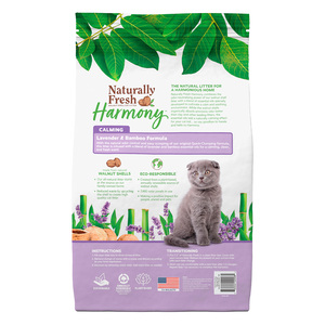 Naturally Fresh Harmony Arena Natural Aglutinante con Esencia a Lavanda y Bambú para Gato, 6 kg