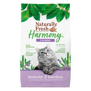 Naturally Fresh Harmony Arena Natural Aglutinante con Esencia a Lavanda y Bambú para Gato, 6 kg Naturally Fresh Harmony Arena Natural Aglutinante con Esencia a Lavanda y Bambú para Gato, 6 kg