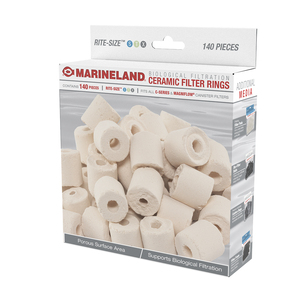 Marineland Material Filtrante Anillo de Cerámica para Peces, 140 Piezas