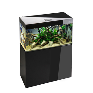 Aquael Acuario Set Glossy 100 Negro para Peces