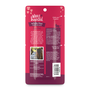 WholeHearted Premio Filetito de Atún Rico en Proteína para Gato Todas las Edades, 28 g