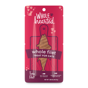 WholeHearted Premio Filetito de Atún Rico en Proteína para Gato Todas las Edades, 28 g WholeHearted Premio Filetito de Atún Rico en Proteína para Gato Todas las Edades, 28 g