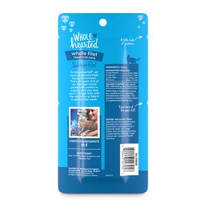 WholeHearted Premio Filetito de Salmón Rico en Proteína para Gato Todas las Edades, 28 g