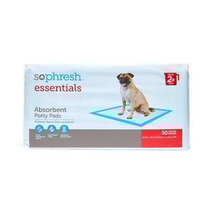 Sophresh Essentials Absorbent Tapetes Absorbentes para Perro, 50 Piezas Sophresh Essentials Absorbent Tapetes Absorbentes para Perro, 50 Piezas