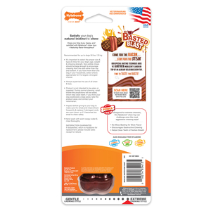 Nylabone Power Chew Juguete Masticable Diseño Hueso Sabor Carne y Tocino para Perro, Grande