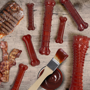 Nylabone Power Chew Juguete Masticable Diseño Hueso Sabor Carne y Tocino para Perro, Grande