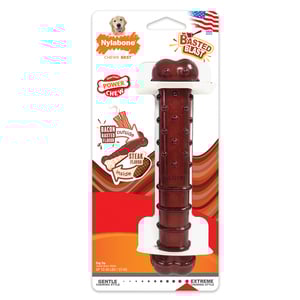 Nylabone Power Chew Juguete Masticable Diseño Hueso Sabor Carne y Tocino para Perro, Grande Nylabone Power Chew Juguete Masticable Diseño Hueso Sabor Carne y Tocino para Perro, Grande