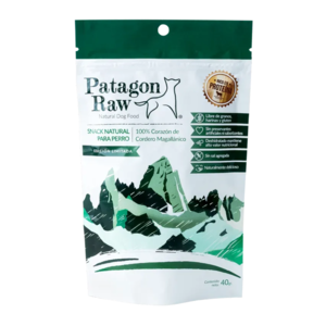 Patagon Raw  Premio Tipo Jerky para Perro Receta Corazón de Cordero, 40 g Patagon Raw  Premio Tipo Jerky para Perro Receta Corazón de Cordero, 40 g