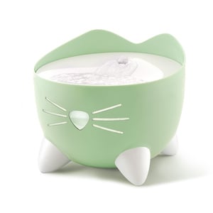 Catit PIXI Fuente para Gato Ultrasilenciosa Color Verde, 2.5 L Catit PIXI Fuente para Gato Ultrasilenciosa Color Verde, 2.5 L