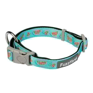 FuzzYard Summer Punch Collar de Neopreno Estampado de Sandias para Perro, Grande FuzzYard Summer Punch Collar de Neopreno Estampado de Sandias para Perro, Grande