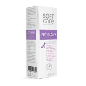 Pet Society Soft Care Pet Glove Guantes Invisibles para Patas y Almohadillas para Perros y Gatos, 50 g Pet Society Soft Care Pet Glove Guantes Invisibles para Patas y Almohadillas para Perros y Gatos, 50 g