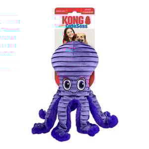 Kong Rufflez Cuteseas Peluche Pulpo Morado para Perro, Mediano Kong Rufflez Cuteseas Peluche Pulpo Morado para Perro, Mediano