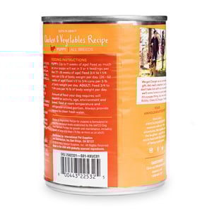 WholeHearted Alimento Húmedo Natural para Cachorro Receta Pollo y Vegetales, 374 g