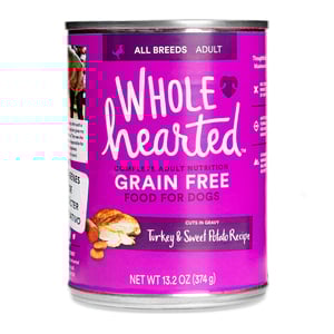 WholeHearted Alimento Húmedo Natural para Perro Adulto Receta Pavo y Camote, 374 g WholeHearted Alimento Húmedo Natural para Perro Adulto Receta Pavo y Camote, 374 g