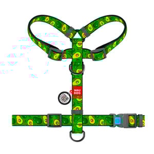 Waudog Nylon Arnés Ajuste Romano Diseño de Aguacates para Perro, Mediano Waudog Nylon Arnés Ajuste Romano Diseño de Aguacates para Perro, Mediano