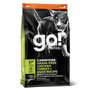 Go! Solutions Carnivore Alimento Natural Libre de Granos Receta Pollo / Pavo y Pato para Cachorro Razas Pequeñas y Medianas, 9.9 kg Go! Solutions Carnivore Alimento Natural Libre de Granos Receta Pollo / Pavo y Pato para Cachorro Razas Pequeñas y Medianas, 9.9 kg