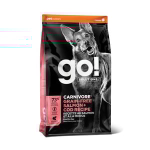Go! Solutions Carnivore Alimento Natural Libre de Granos Receta Salmón y Bacalao para Perro Todas las Edades, 9.9 kg Go! Solutions Carnivore Alimento Natural Libre de Granos Receta Salmón y Bacalao para Perro Todas las Edades, 9.9 kg