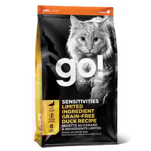 Go! Solutions Sensitivities Alimento Natural LID Receta Pato para Gato Todas las Edades, 7.2 kg Go! Solutions Sensitivities Alimento Natural LID Receta Pato para Gato Todas las Edades, 7.2 kg