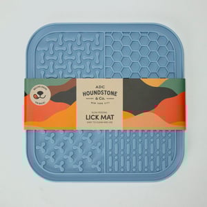 ADC Houndstone & Co. Tapete Licking Mat Color Azul Cielo para Perro, 1 Pieza ADC Houndstone & Co. Tapete Licking Mat Color Azul Cielo para Perro, 1 Pieza