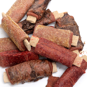 Paw & Pantry Carnaza con Colágeno Diseño Costillas Sabor BBQ para Perro Adulto, 12 Piezas