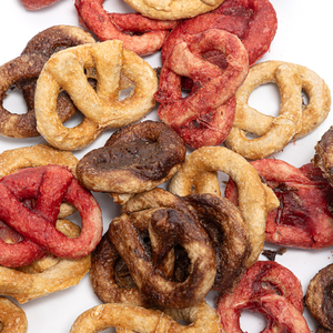 Paw & Pantry Carnaza con Colágeno Diseño Pretzels Sabor BBQ para Perro, 24 Piezas