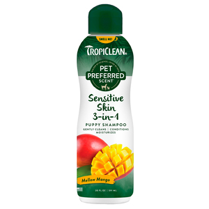 Tropiclean Pet Preferred Shampoo para Cachorros y Pieles Sensibles Aroma Mango para Perro y Gato, 591 ml Tropiclean Pet Preferred Shampoo para Cachorros y Pieles Sensibles Aroma Mango para Perro y Gato, 591 ml