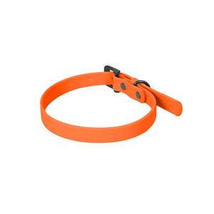 Petspaces Monocromático Collar a Prueba de Agua y Olores Color Naranja para Perro, Grande Petspaces Monocromático Collar a Prueba de Agua y Olores Color Naranja para Perro, Grande