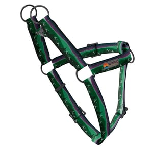 Wingo Outdoors Suzie Arnés Híbrido de Ajuste Americano Diseño Estrellas Sobre el Bosque para Perro, Mediano Wingo Outdoors Suzie Arnés Híbrido de Ajuste Americano Diseño Estrellas Sobre el Bosque para Perro, Mediano