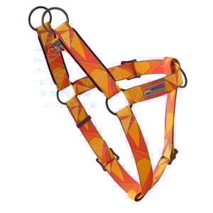 Wingo Outdoors Suzie Arnés Híbrido de Ajuste Americano Diseño Mosaico de Llamas para Perro, Mediano Wingo Outdoors Suzie Arnés Híbrido de Ajuste Americano Diseño Mosaico de Llamas para Perro, Mediano