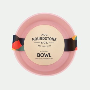 ADC Houndstone & Co. Tazón de Silicón Color Rosa para Perro, 1 Pieza ADC Houndstone & Co. Tazón de Silicón Color Rosa para Perro, 1 Pieza