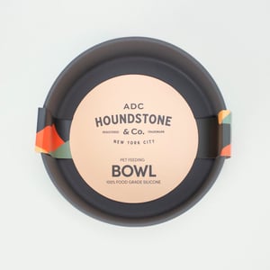 ADC Houndstone & Co. Tazón de Silicón Color Gris para Perro, 1 Pieza ADC Houndstone & Co. Tazón de Silicón Color Gris para Perro, 1 Pieza