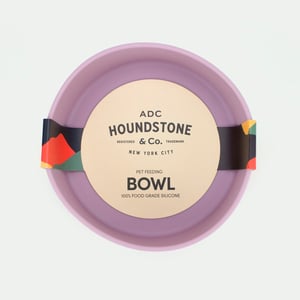 ADC Houndstone & Co. Tazón de Silicón Color Morado para Perro, 1 Pieza ADC Houndstone & Co. Tazón de Silicón Color Morado para Perro, 1 Pieza