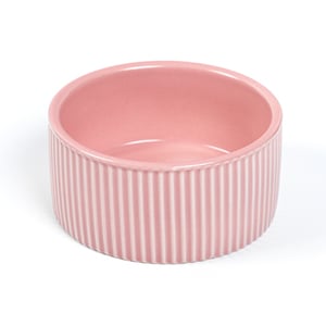 ParkLife Jardín Tazón de Cerámica Diseño Relieves Color Rosa para Perro, 1 Tazas ParkLife Jardín Tazón de Cerámica Diseño Relieves Color Rosa para Perro, 1 Tazas