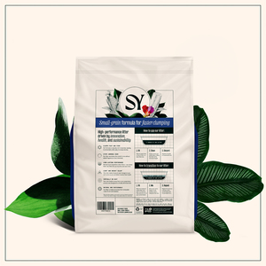 Sustainably Yours Arena Aglutinante de Maíz y Yuca Gránulo Pequeño Sin Fragancia para Gato, 5.9 kg