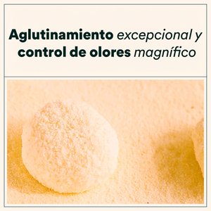 Sustainably Yours Arena Aglutinante de Maíz y Yuca Gránulo Pequeño Sin Fragancia para Gato, 5.9 kg