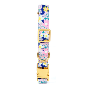 Petspaces Collar con Broche de Metal Patrón Flores para Perro, Grande Petspaces Collar con Broche de Metal Patrón Flores para Perro, Grande
