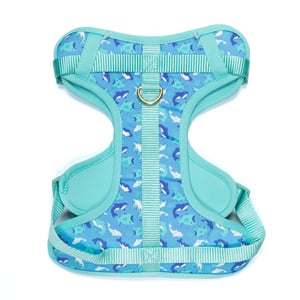 Petspaces Arnés Híbrido de Ajuste Romano Patrón Tiburón para Perro, Chico Petspaces Arnés Híbrido de Ajuste Romano Patrón Tiburón para Perro, Chico