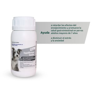 Equilibrium Senior Suplemento Revitalizador de Energía y Salud Digestiva para Perro, 60 Tabletas