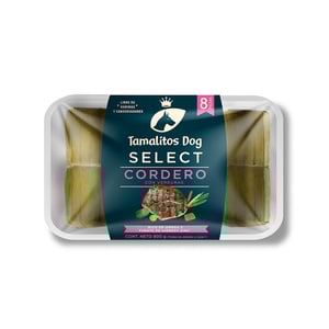 Tamalitos Dog Select Alimento Natural Congelado para Perro Receta Cordero, 800 g Tamalitos Dog Select Alimento Natural Congelado para Perro Receta Cordero, 800 g