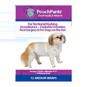 Pooch Pad Productos Pañales Desechables para Perro Macho Mediano, 12 Piezas Pooch Pad Productos Pañales Desechables para Perro Macho Mediano, 12 Piezas