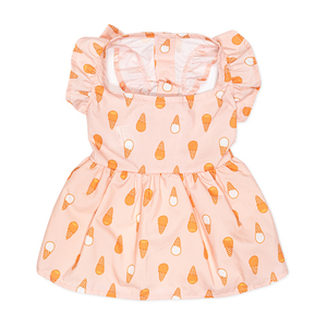 Youly Spring Summer Vestido Naranja Patrón Helados para Perro, XX-Chico Youly Spring Summer Vestido Naranja Patrón Helados para Perro, XX-Chico