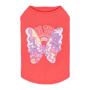 Youly Spring Summer Playera Rosa Estampado Be The Good para Perro, XX-Chico Youly Spring Summer Playera Rosa Estampado Be The Good para Perro, XX-Chico
