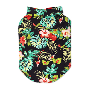 Youly Spring Summer Camisa Hawaiana Color Negro para Perro, X-Chico Youly Spring Summer Camisa Hawaiana Color Negro para Perro, X-Chico