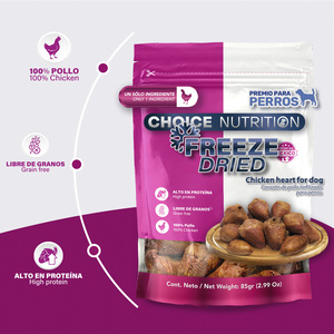 Choice Nutrition Freeze Dried Premio Liofilizado para Perro Receta Corazón de Pollo, 85g