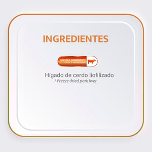 Choice Nutrition Freeze Dried Premio Liofilizado para Gato Receta Hígado de Cerdo, 85g